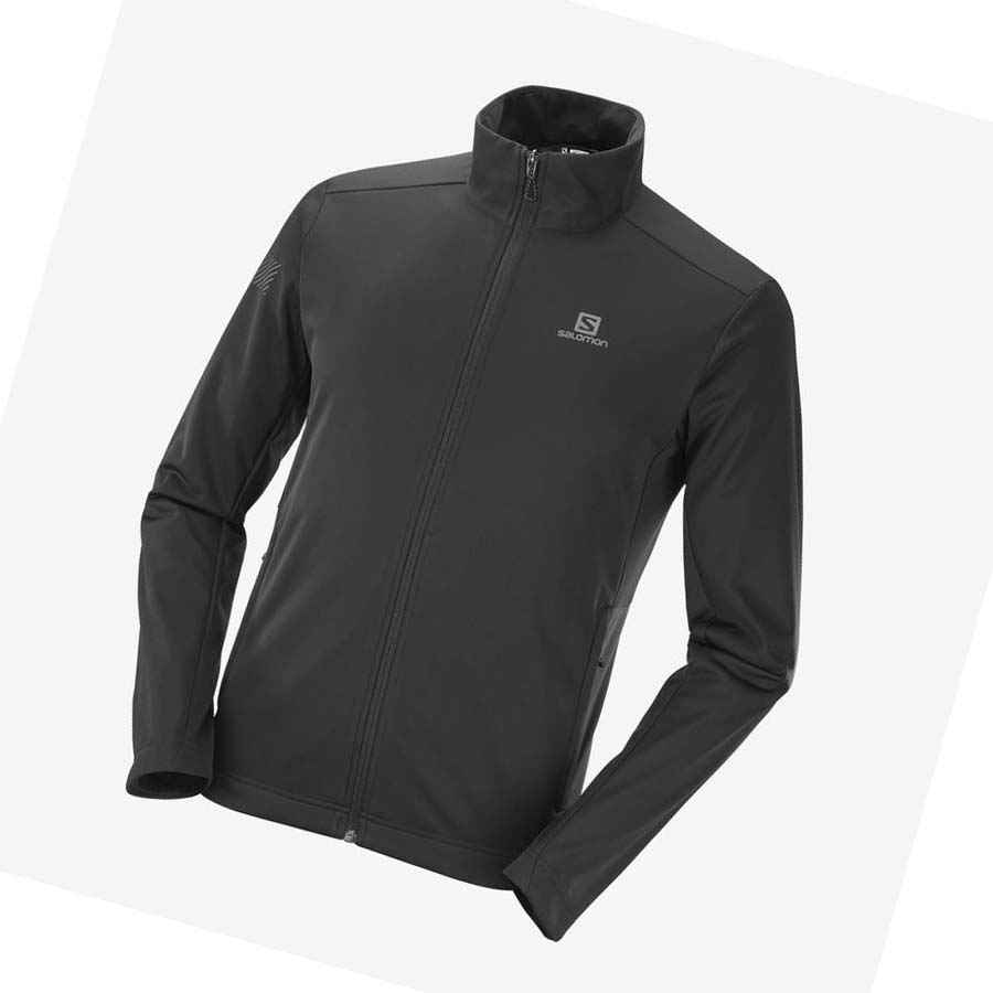 Chaquetas Salomon GORE TEX INFINIUM™ WINDSTOPPER® Hombre Negros | MX 3253QMA